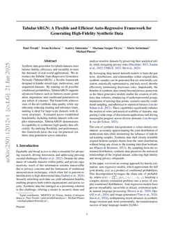 TabularARGN: A Flexible and Efficient Auto-Regressive Framework for Generating High-Fidelity Synthetic Data