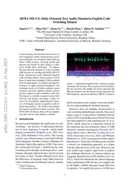 DOTA-ME-CS: Daily Oriented Text Audio-Mandarin English-Code Switching Dataset