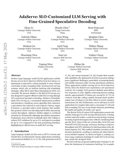 AdaServe: Accelerating Multi-SLO LLM Serving with SLO-Customized Speculative Decoding