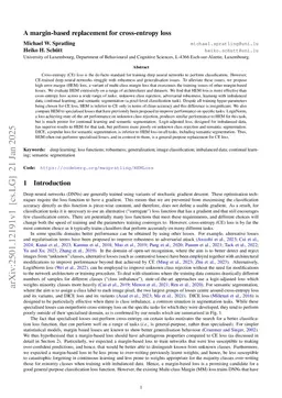 A margin-based replacement for cross-entropy loss