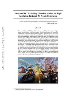 Hunyuan3D 2.0: Scaling Diffusion Models for High Resolution Textured 3D Assets Generation