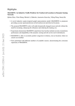 MoGERNN: An Inductive Traffic Predictor for Unobserved Locations in Dynamic Sensing Networks