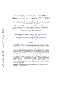 Vision-Language Models for Automated Chest X-ray Interpretation: Leveraging ViT and GPT-2