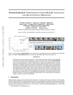 InternVideo2.5: Empowering Video MLLMs with Long and Rich Context Modeling