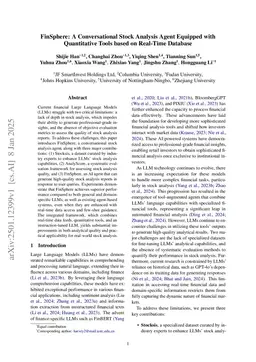 FinSphere, a Real-Time Stock Analysis Agent Powered by Instruction-Tuned LLMs and Domain Tools