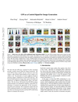 GPS as a Control Signal for Image Generation