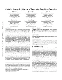 Modality Interactive Mixture-of-Experts for Fake News Detection