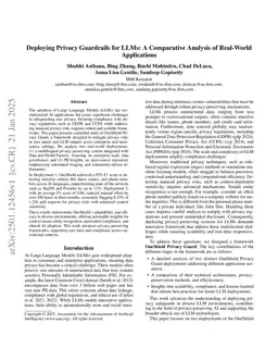 Deploying Privacy Guardrails for LLMs: A Comparative Analysis of Real-World Applications