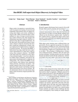 Slot-BERT: Self-supervised Object Discovery in Surgical Video