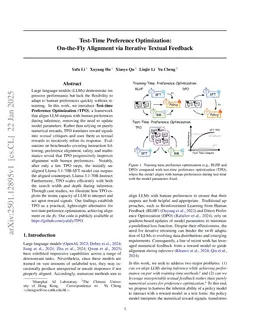 Test-Time Preference Optimization: On-the-Fly Alignment via Iterative Textual Feedback