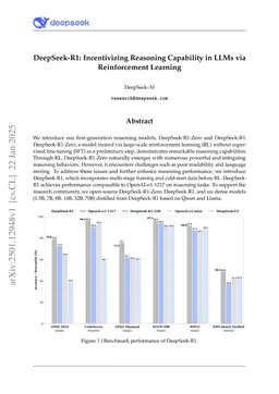 DeepSeek-R1: Incentivizing Reasoning Capability in LLMs via Reinforcement Learning