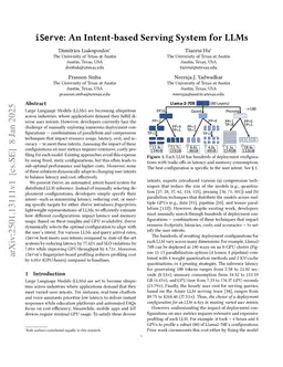 iServe: An Intent-based Serving System for LLMs