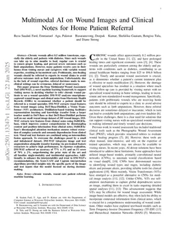 Multimodal AI on Wound Images and Clinical Notes for Home Patient Referral