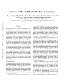 From Cross-Modal to Mixed-Modal Visible-Infrared Re-Identification