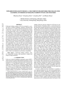 Towards Intelligent Design: A Self-driven Framework for Collocated Clothing Synthesis Leveraging Fashion Styles and Textures