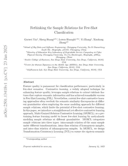 Rethinking the Sample Relations for Few-Shot Classification