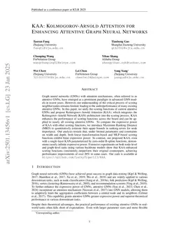 KAA: Kolmogorov-Arnold Attention for Enhancing Attentive Graph Neural Networks