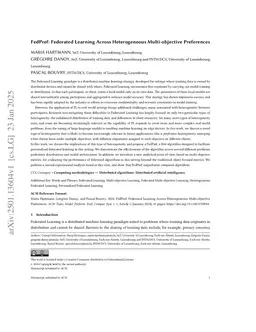 FedPref: Federated Learning Across Heterogeneous Multi-objective Preferences