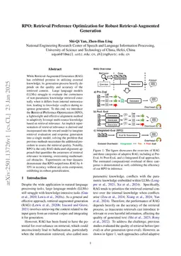 RPO: Retrieval Preference Optimization for Robust Retrieval-Augmented Generation