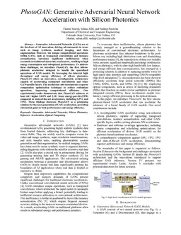 PhotoGAN: Generative Adversarial Neural Network Acceleration with Silicon Photonics