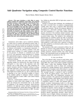 Safe Quadrotor Navigation using Composite Control Barrier Functions