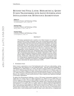 Beyond the Final Layer: Hierarchical Query Fusion Transformer with Agent-Interpolation Initialization for 3D Instance Segmentation