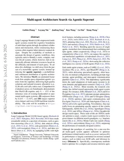 Multi-agent Architecture Search via Agentic Supernet