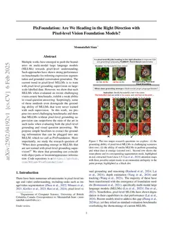 PixFoundation: Are We Heading in the Right Direction with Pixel-level Vision Foundation Models?