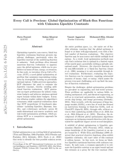Every Call is Precious: Global Optimization of Black-Box Functions with Unknown Lipschitz Constants
