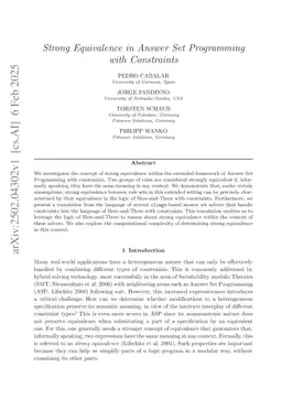 Strong Equivalence in Answer Set Programming with Constraints