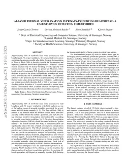 AI-Based Thermal Video Analysis in Privacy-Preserving Healthcare: A Case Study on Detecting Time of Birth