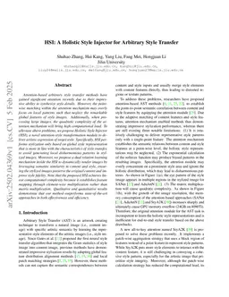 HSI: A Holistic Style Injector for Arbitrary Style Transfer
