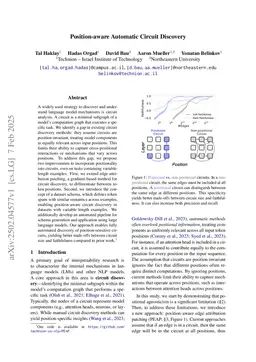 Position-aware Automatic Circuit Discovery