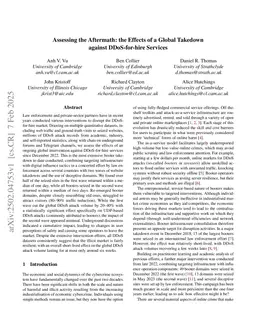 Assessing the Aftermath: the Effects of a Global Takedown against DDoS-for-hire Services