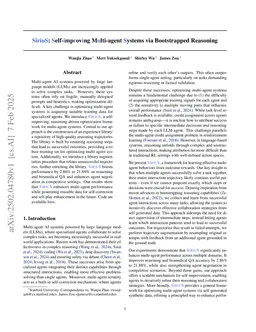 SiriuS: Self-improving Multi-agent Systems via Bootstrapped Reasoning