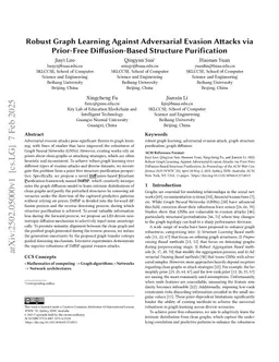 Robust Graph Learning Against Adversarial Evasion Attacks via Prior-Free Diffusion-Based Structure Purification