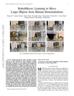 RobotMover: Learning to Move Large Objects From Human Demonstrations