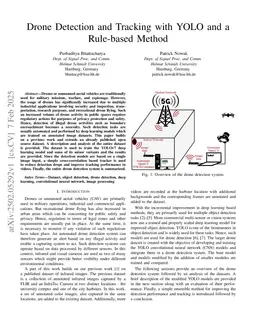 Drone Detection and Tracking with YOLO and a Rule-based Method