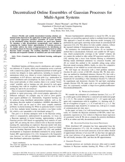 Decentralized Online Ensembles of Gaussian Processes for Multi-Agent Systems