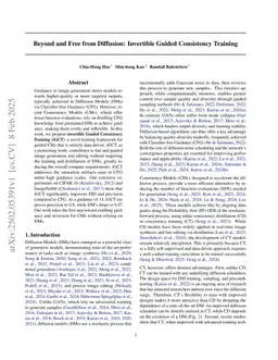 Beyond and Free from Diffusion: Invertible Guided Consistency Training
