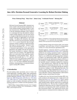 Gen-DFL: Decision-Focused Generative Learning for Robust Decision Making