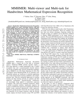 MMHMER:Multi-viewer and Multi-task for Handwritten Mathematical Expression Recognition