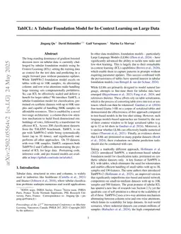 TabICL: A Tabular Foundation Model for In-Context Learning on Large Data