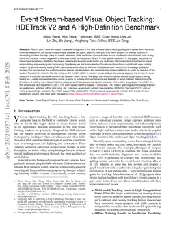 Event Stream-based Visual Object Tracking: HDETrack V2 and A High-Definition Benchmark