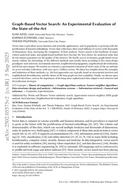 Graph-Based Vector Search: An Experimental Evaluation of the State-of-the-Art