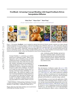 FreeBlend: Advancing Concept Blending with Staged Feedback-Driven Interpolation Diffusion