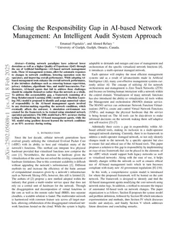 Closing the Responsibility Gap in AI-based Network Management: An Intelligent Audit System Approach