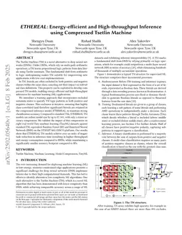 ETHEREAL: Energy-efficient and High-throughput Inference using Compressed Tsetlin Machine
