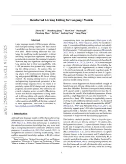 Reinforced Lifelong Editing for Language Models