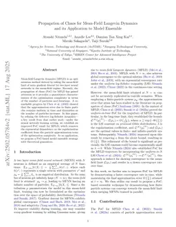 Propagation of Chaos for Mean-Field Langevin Dynamics and its Application to Model Ensemble